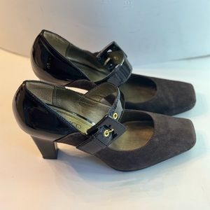 Franco Sarto Brown Square Toes